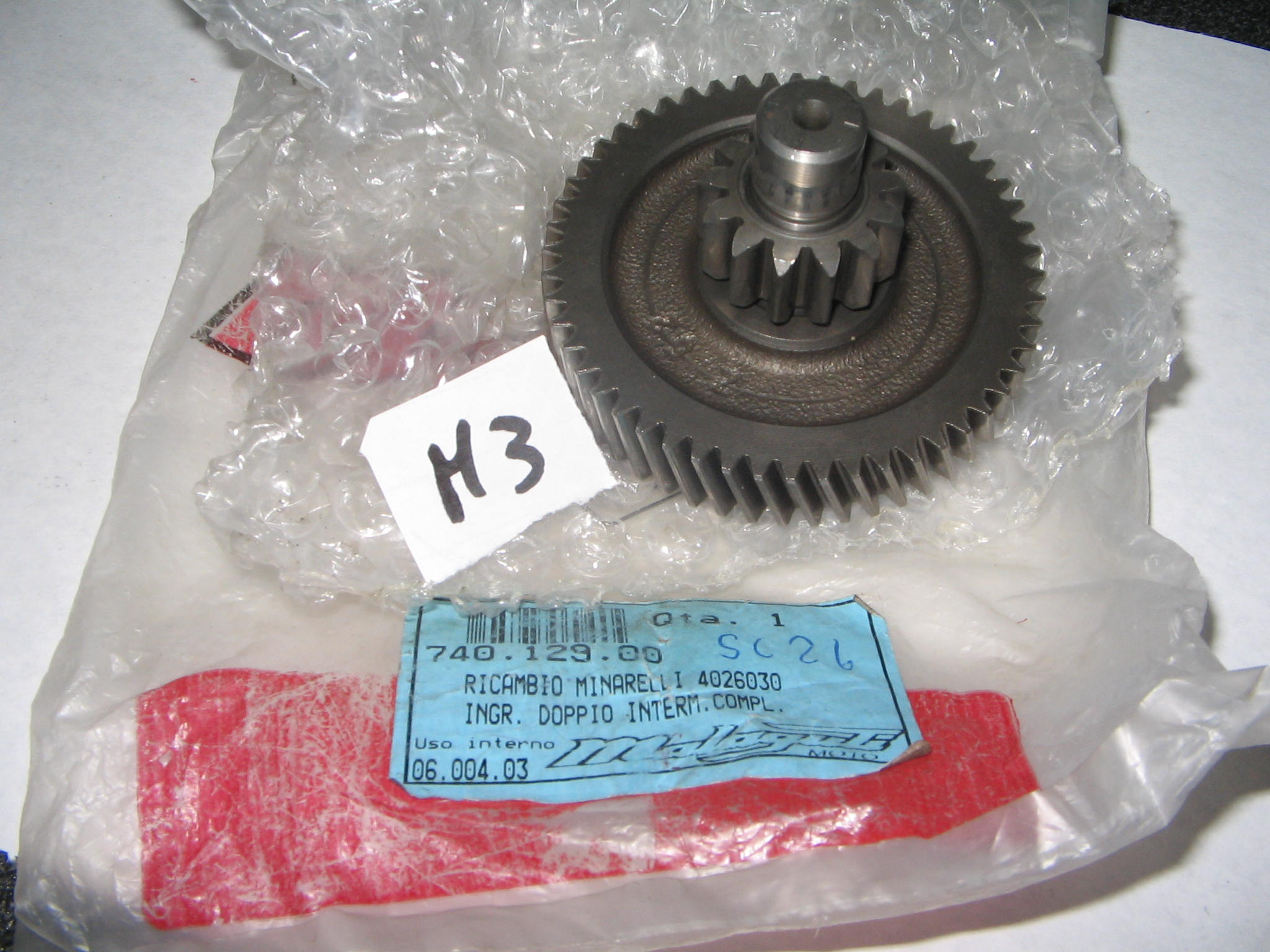 MALAGUTI INGRANAGGIO DOPPIO INTERMEDIO N.9068
